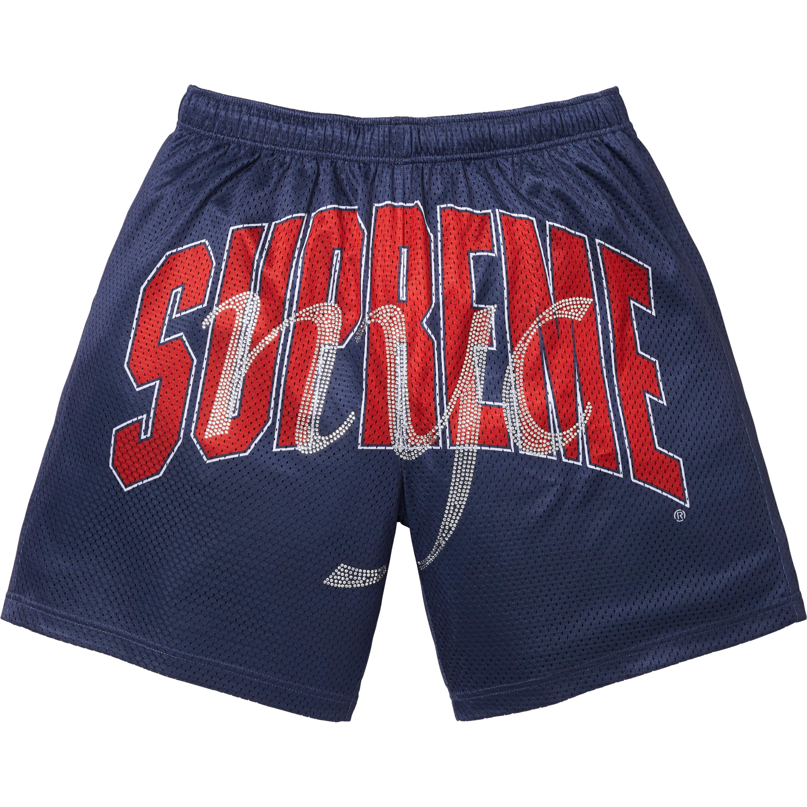 Rhinestone Mesh Short view 16